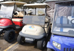 2007 Club Car Tan 2 Seater with Utility Bed