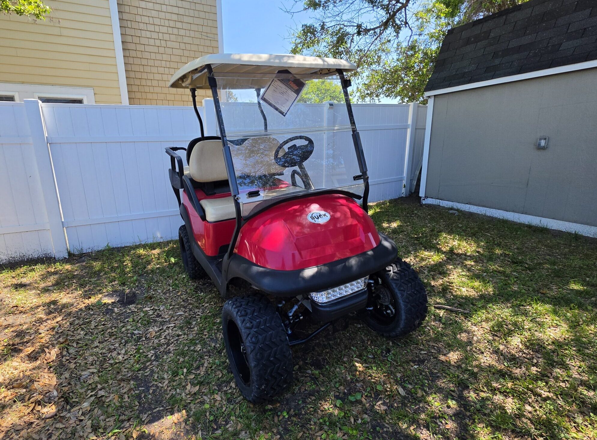 Club Car Red 2+2